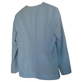 inconnue-blazer vintage-Bleu clair