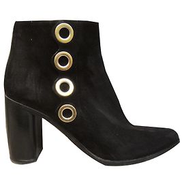 Chloé suede boots 38 1/2 Black