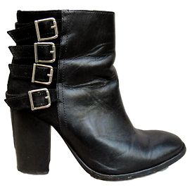 buckle boots IKKS size 38 Black