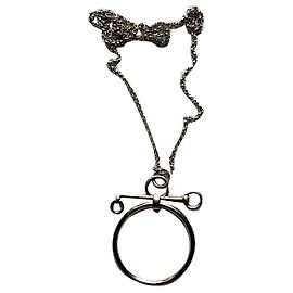 Hermès SAUTOIR MORS DE BRIDE Argento