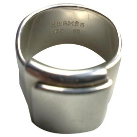 Hermès KLAPPRING Silber