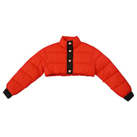 Moschino-Moschino x HM cropped bomber-Rosso