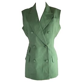Jean Paul Gaultier Vest Jacket Green