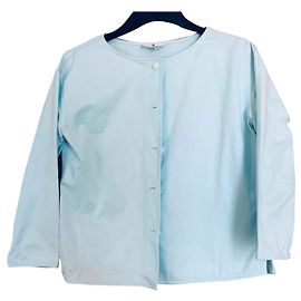Completo Gonna Courreges Blu Cotone Blu