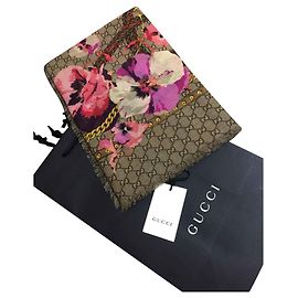sciarpa gucci fucsia / beige nuova Rosa Beige
