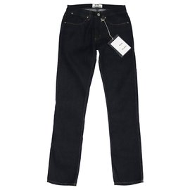 Acne-Pants-Navy blue