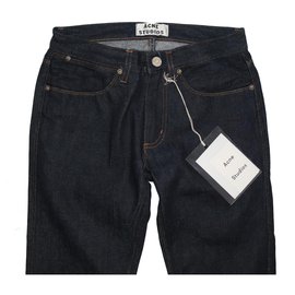 Acne-Pants-Navy blue