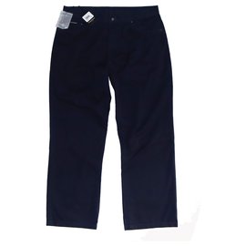 Yves Saint Laurent-Pants-Navy blue