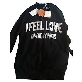 Givenchy Cotton Sweater Black and White Black White