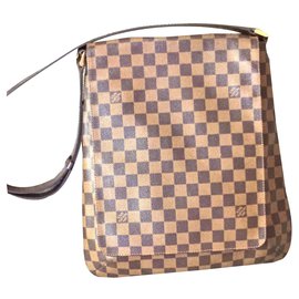 Louis Vuitton-Musette bag-Marrone scuro