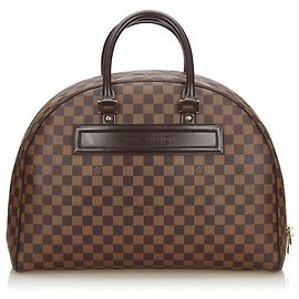 Louis Vuitton Brown Damier Ebene Nolita 24 HEURES Brown