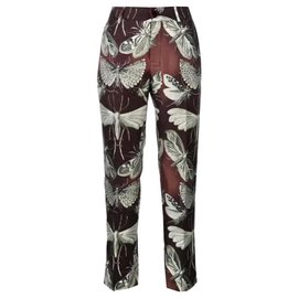 Autre Marque-Silk pants-Brown