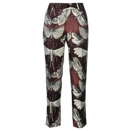 Autre Marque FRL Brown Silk Pants Brown