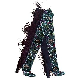 Brian Atwood Over knee boots Black