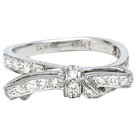 Dior-DIOR ring ,"Little Tralala", white gold and diamonds.-Other