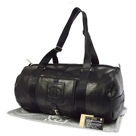 Borsa CHANEL SPORT Modo chic Rettile Senza Tempo Nero