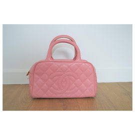 Chanel-CHANEL - Pink caviar bowling-Pink