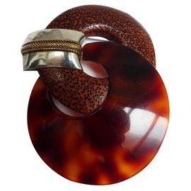 Autre Marque-Brooch-Caramel