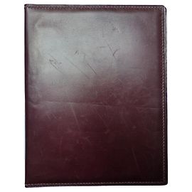 Hermès Weekly agenda cover Dark red