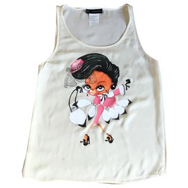 Dsquared2 Silk Top Ebony Ebony