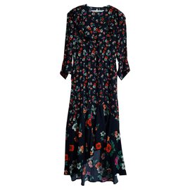 Robe Maje en viscose Multicolore