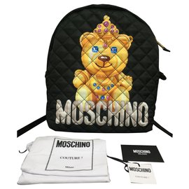 Moschino-Bear backpack-Black