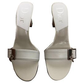Christian Dior Heeled mules White