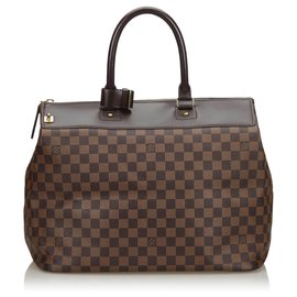 Louis Vuitton-Louis Vuitton Brown Damier Ebene Greenwich PM-Brown