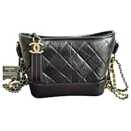 Chanel-Chanel Petit Sac Hobo Gabrielle-Noir