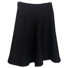 Paul & Joe-Black wool skirt-Black