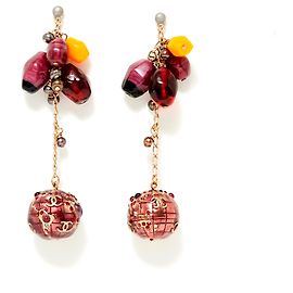 Chanel EARRINGS COLLECTION MONDE PE 2004 Doré