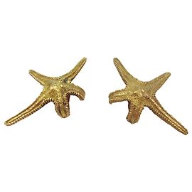 Ilías Lalaoúnis Orecchini a clip Ilias Lalaounis Starfish in oro giallo 18K Bronzo