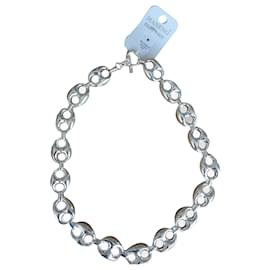 Autre Marque Collar de plata grano de café Plata