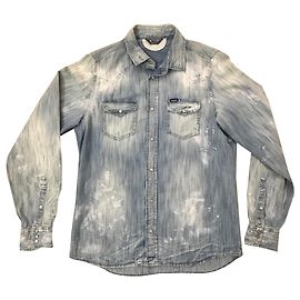 Diesel Men's Denim Shirt Blue Blue