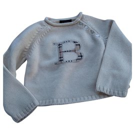 Burberry-Pullover Aus weiß