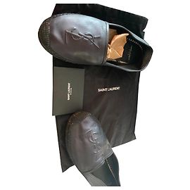 Yves Saint Laurent YSL-Espadrilles Schwarz