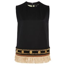 Dsquared2 Sachicko Top schwarz Wolle Schwarz
