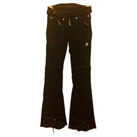 Christian Dior-Pantalons, leggings-Noir