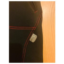 Christian Dior-Pants, leggings-Black
