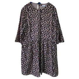 Envii Robes Multicolore Imprimé léopard