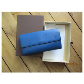 Louis Vuitton-SARAH,Blue epi leather.-Blue