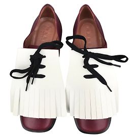 Marni Zapatos derby de flecos Multicolor