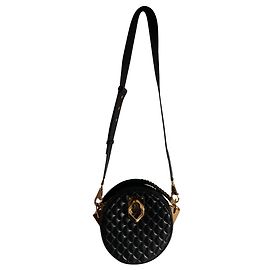 BALMAIN CARA x Bolsa torção de couro acolchoado Preto