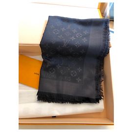 Louis Vuitton scialle Grigio antracite