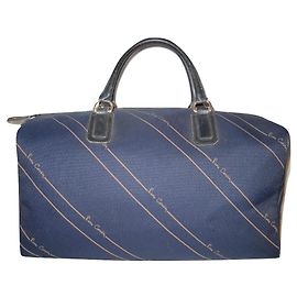 Borsa da viaggio vintage PIERRE CARDIN Blu navy