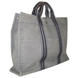 Hermès-HERMES vintage bag Toto-Grey