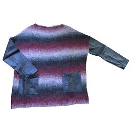 Eleven Paris Texas Mohair Pullover Dunkelrot S Bordeaux