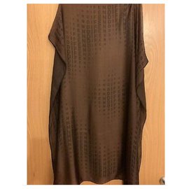 Fendi-Silk scarves-Brown