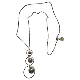 Gas-Long necklaces-Silvery