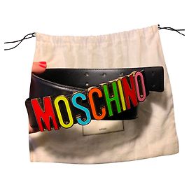 Moschino multi-color black belt Black Multiple colors